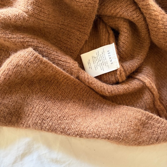Sezane // Gaspard Cardigan in Camel Brown - Picture 9 of 9